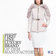 2016White Fashion Fitthing Winter Daunenmantel